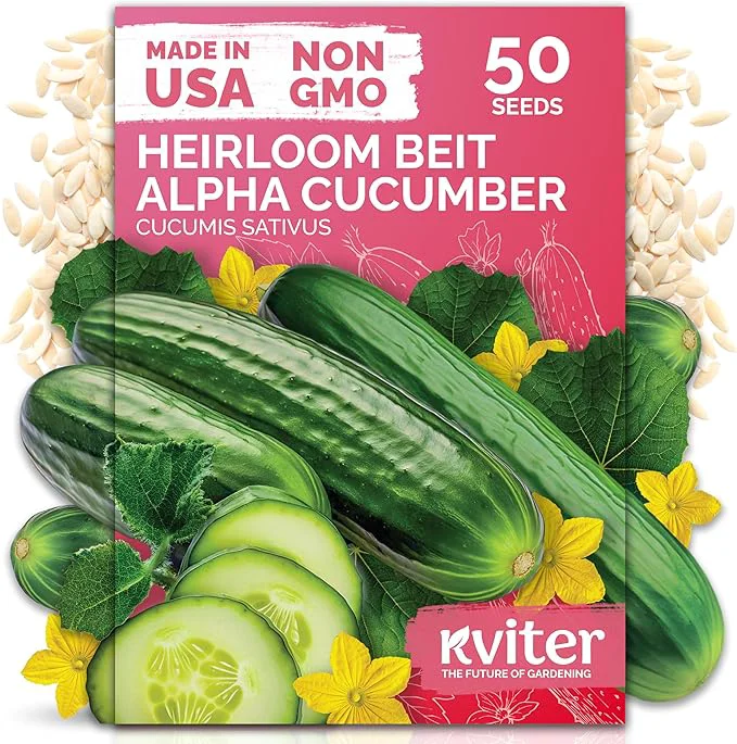 Fashionable KVITER 50 Beit Alpha Cucumber Seeds Recyclable
