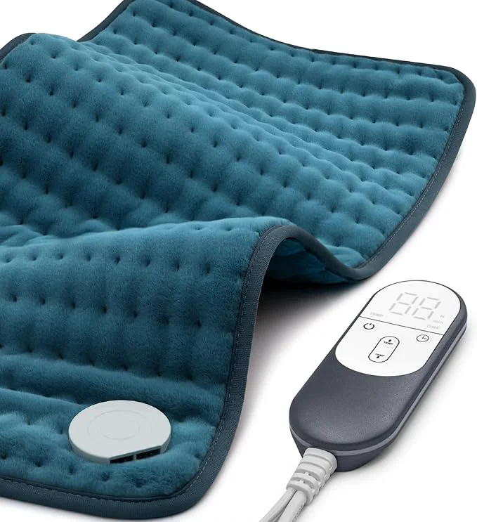 Luxury Heating Pad for Back Pain Relief 12×24 inches Moist Dry Heat Machine Washable Original