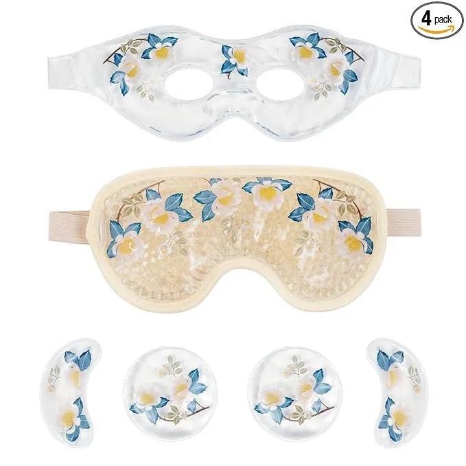 Exclusive LEOSTEP 4 PCS Cooling Eye Mask Set Specialty
