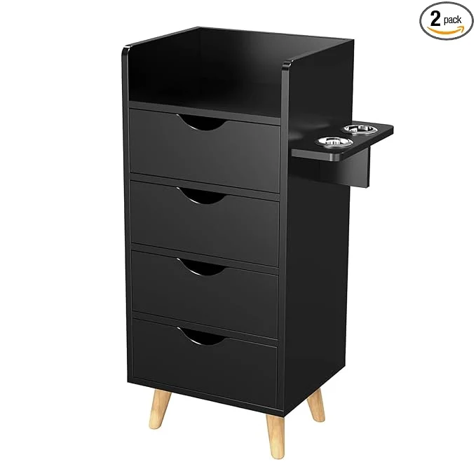 Specialty OmySalon 4 -Layer Salon Storage Cabinet Beauty Barber Salon Styling Station Trendy