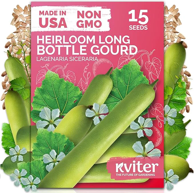 Detailed KVITER 15 Nam Tao Ngam Gourd Seeds – Calabash Bottle Gourd Seed Packets UPO World-Class