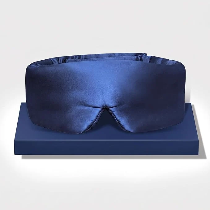 Carefully Designed Silk Sleep Mask for Side Sleepers 22 Momme Mulberry Silk Full Coverage Premium Material