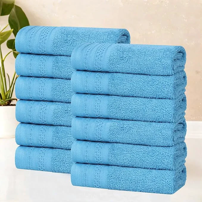 Secure Superior Honeycomb Cotton Medium Weight Towels