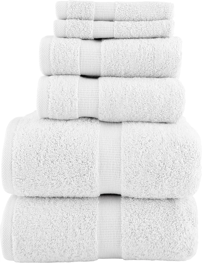 Fine Crafted Lavish Home 6 Piece Towel Set Functional