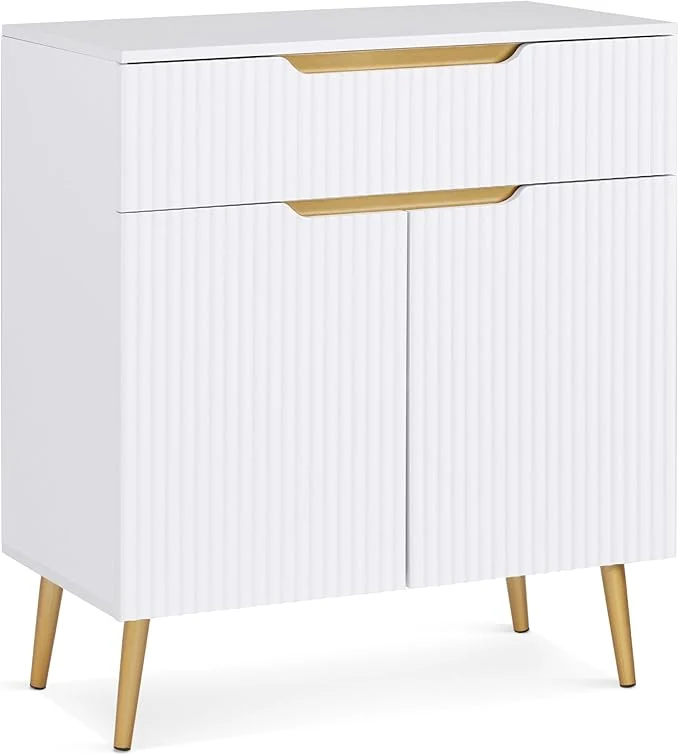 High-Quality BarberPub Barber Station with Drawer Cabinet Beauty Salon White Storage Elite