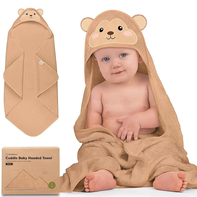 Efficient KeaBabies Hooded Baby Towel for Newborn Reusable