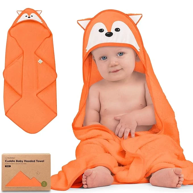 Reliable KeaBabies Hooded Baby Towel for Newborn Sophisticated