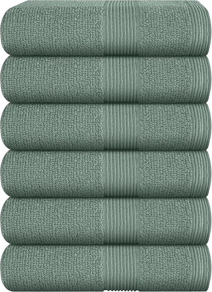 Minimalist Belizzi Home Ultra Soft 6-Piece Hand Towel Set 16×28- Ringspun Cotton Outstanding