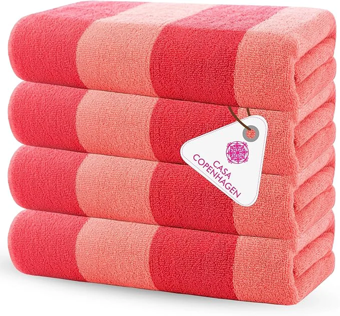 Green CASA COPENHAGEN Malibu Beach Towels Designed in Denmark Rough and Tough Reliable