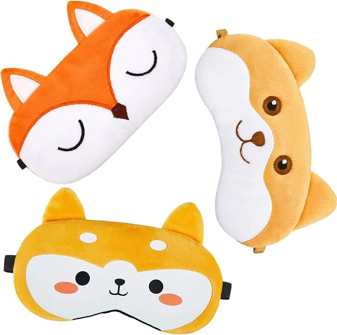 Durable Haysandy 3 Pieces Sleep Mask for Kids Girls Cute Cat Sleeping Eye Cover Soft Exclusive