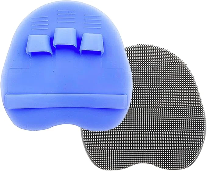 Versatile 2 Pack Soft Silicone Shower Brush Body Wash Bath Exfoliating Skin Massage Safe