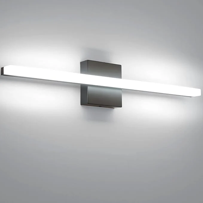 Elite Combuh Bathroom Light Fixtures Dimmable Black Vanity Lights Bar 24 Inch 14W Relaxed