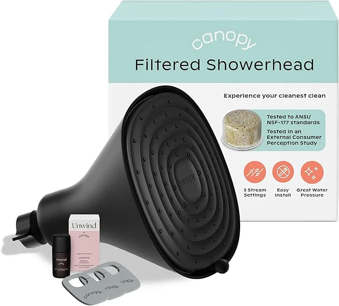 Comfortable Canopy Filtered Shower Head Stylish