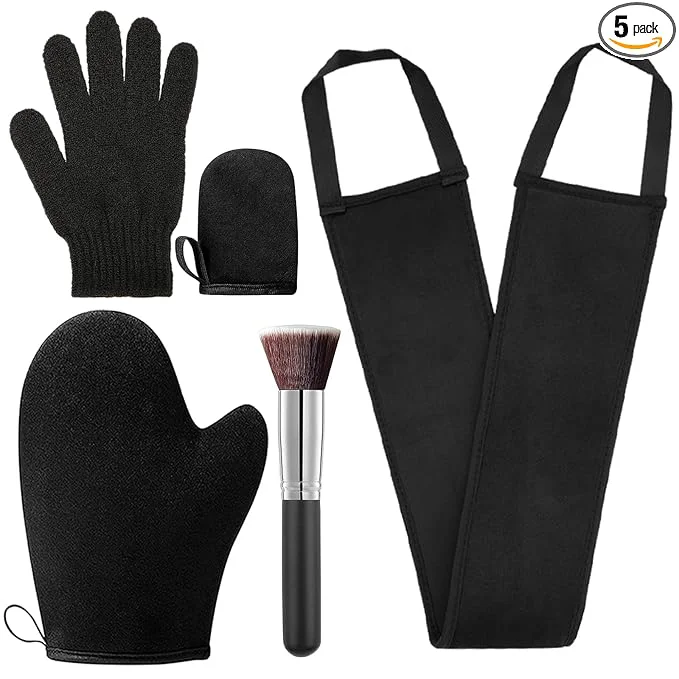 Clean 5 Pack Self Tanning Mitt Applicator Kit Stylish