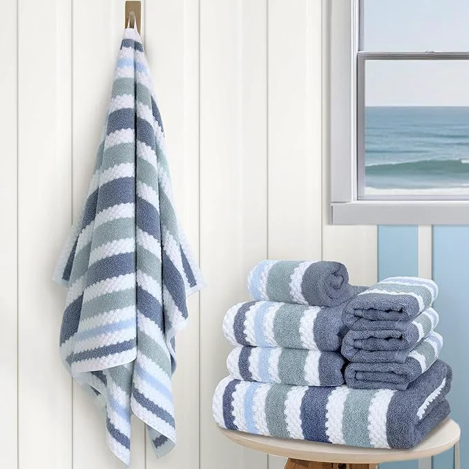 Secure Waffle Towels for Bathroom Safe