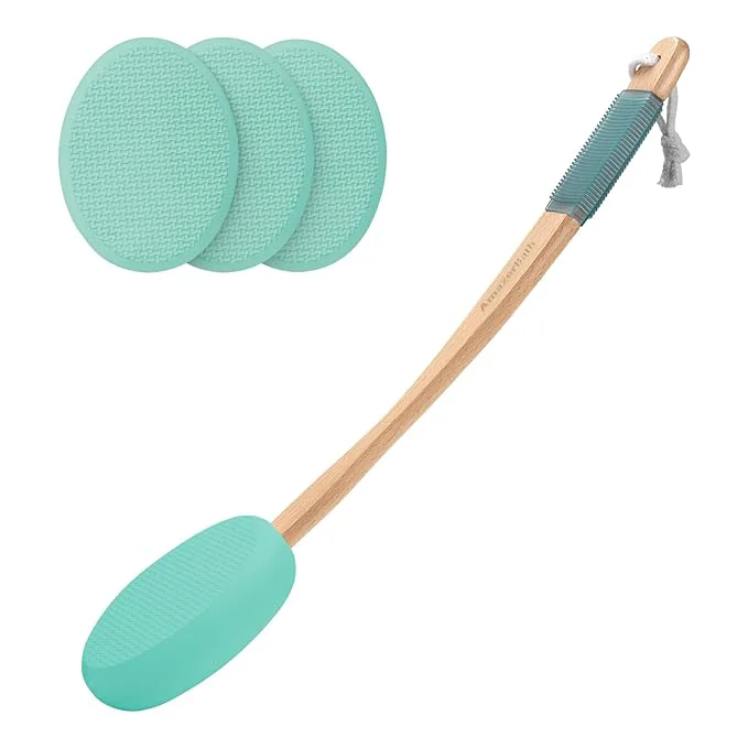 Flexible AmazerBath Lotion Applicator for Back 4 Pads Unique