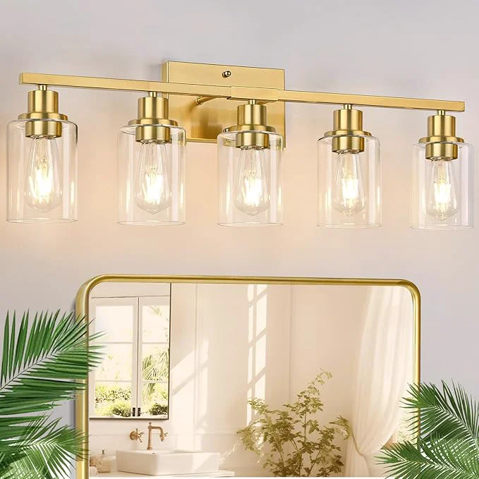 Verified Indoi 5-Light Bathroom Vanity Light Soft