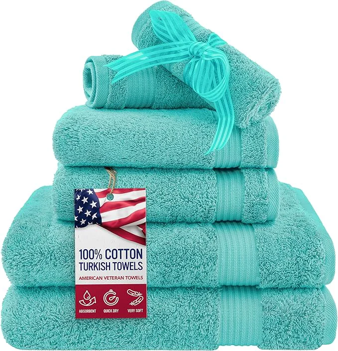 Certified American Veteran Towel 6 Piece Towel Set Unique