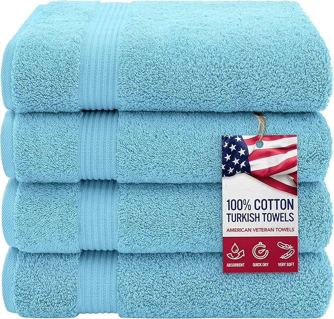 Exclusive American Veteran Towel Cotton Turkish Bath Towels Breathable