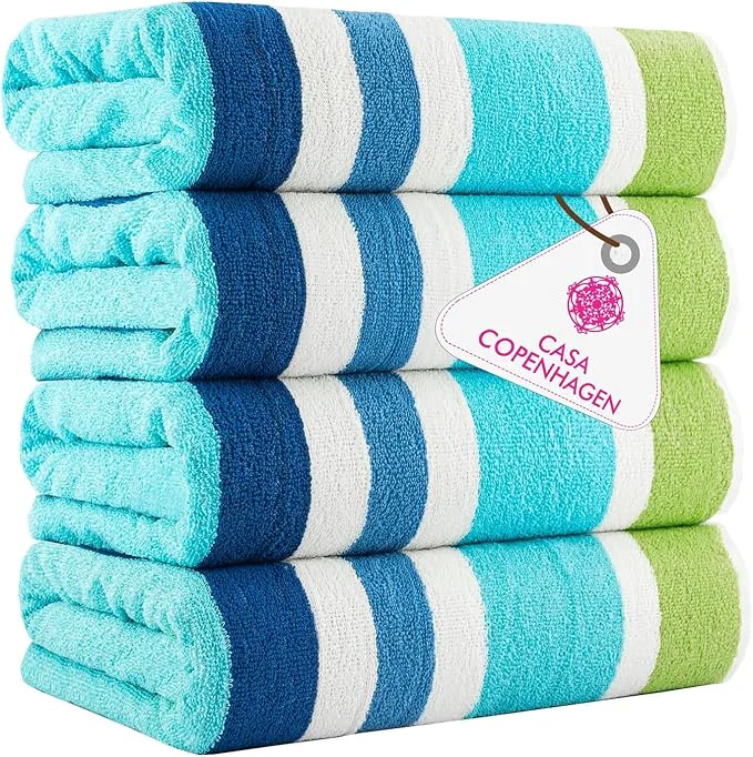 Advanced CASA COPENHAGEN Monaco Beach Towels Designed in Denmark Rough and Tough Healthy