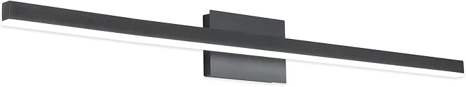 First-Class Joossnwell LED Vanity Light Black 47.2inch Modern Bathroom Lighting Fixtures Versatile