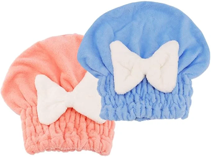 Reliable 2Pcs Microfiber Hair Wrap Hair Drying Cap Hair Plopping Cap Towel Curly Hair Verified