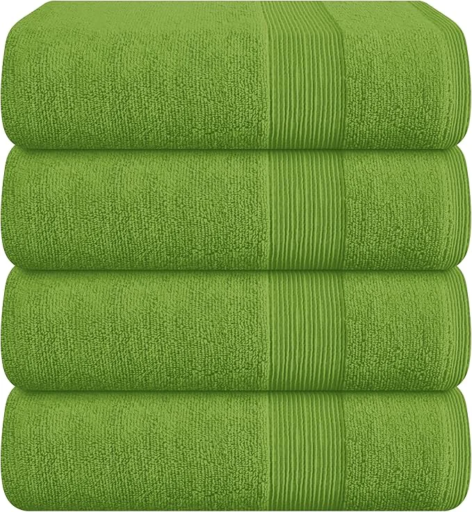 Certified Belizzi Home 4 Pack Bath Towel Set 27×54 Ring Spun Cotton Ultra Soft Trusted