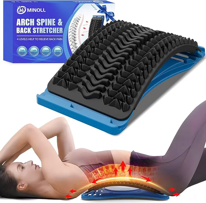 Detailed MINOLL Back Stretcher for Lower Back Pain Relief Back Cracking Device Unique