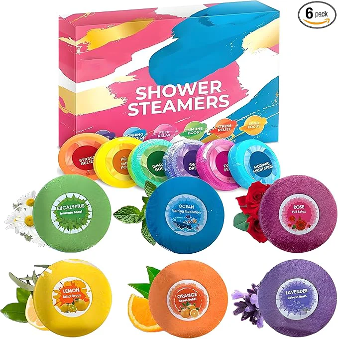 Carefully Designed Shower Steamers Aromatherapy 6 Pack Self Care Gifts Innovative