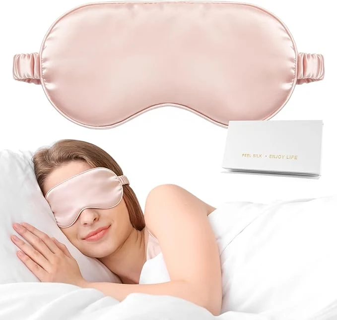Original Design Silk Sleep Mask Eye Mask for Sleep Women Men Mulberry Sleeping Mask Certified