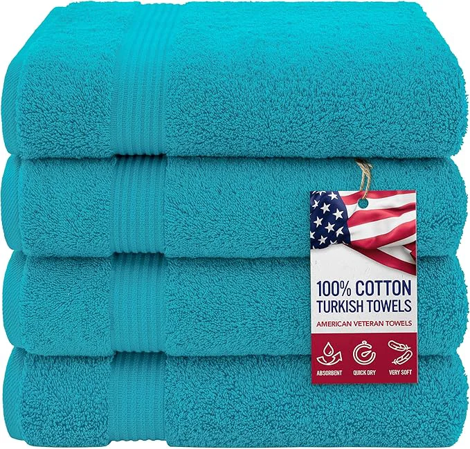 Classic American Veteran Towel Cotton Turkish Bath Towels Prestigious