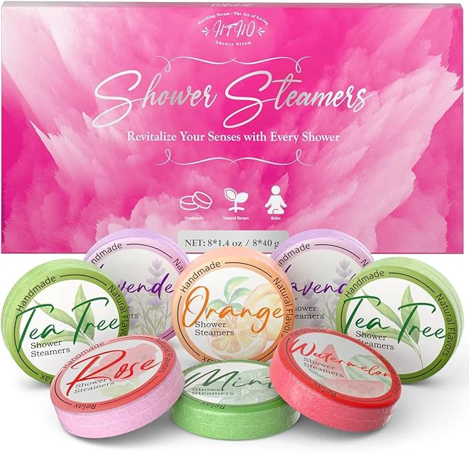 World-Class Shower Steamers Aromatherapy 8 Pack Healthy