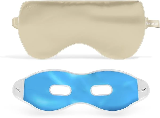 Stylish ASUTRA Silk Eye Pillow for Sleep Champagne Efficient
