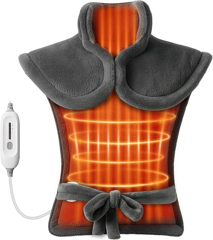 Unique COMFIER Large Heating Pad for Back FSA Eligible HSA Heating Pad for Neck and Effective
