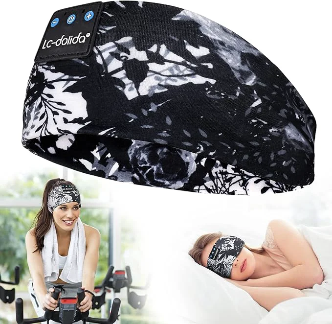 Solid LC-dolida Sleep Headphones Bluetooth 5.4 Headband Earphones Wireless Sleep World-Class