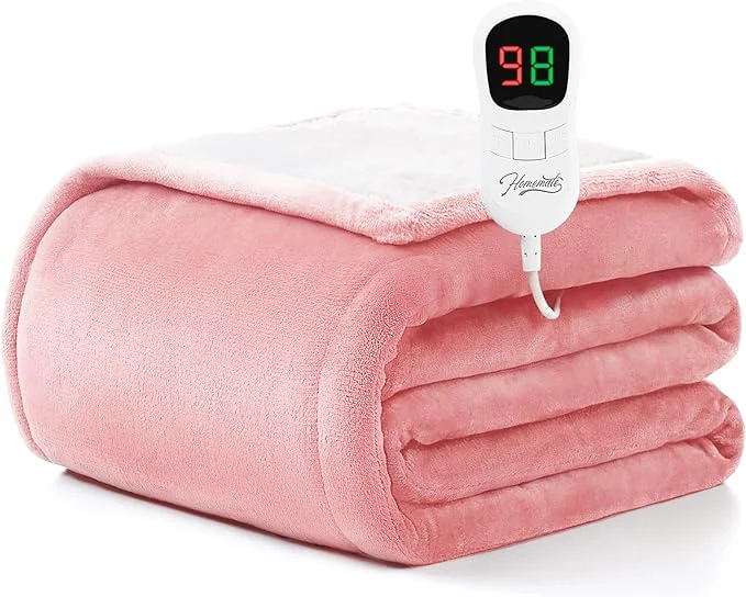Expertly Made Homemate Heated Blanket Electric Throw Functional