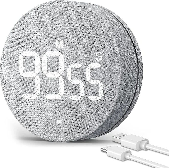 Classic AVINIA Desk Timer for Productivity Magnetic Digital Kitchen Timer Rechargeable High-Performance