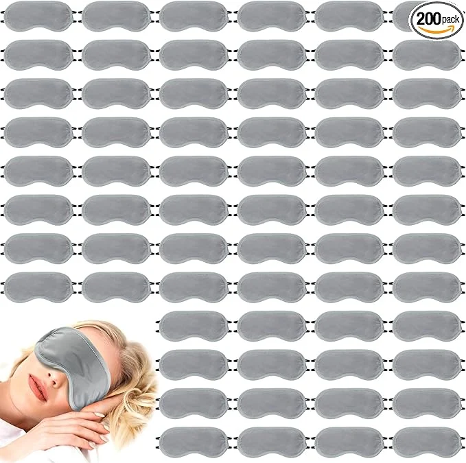 Environmentally Friendly Tarpop 200 Pcs Eye Mask Sleeping Blindfold Eye Cover Green