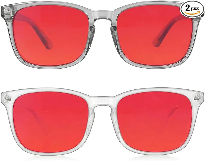 Fine Crafted 2 Packs Professional Sleep Glasses Powerful