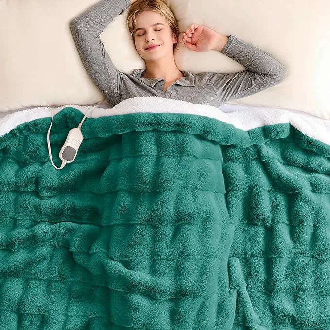 Soft Homemate Heated Blanket Electric Throw Modern