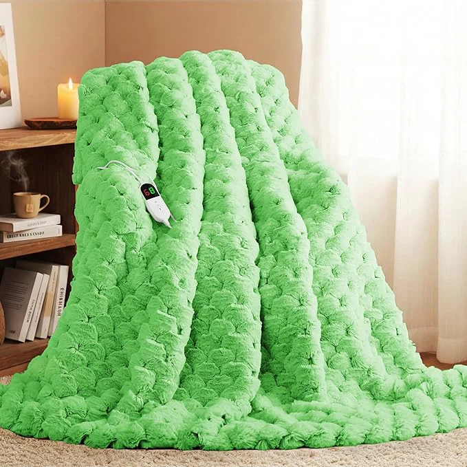 Organic Homemate Heated Blanket Electric Throw Reusable