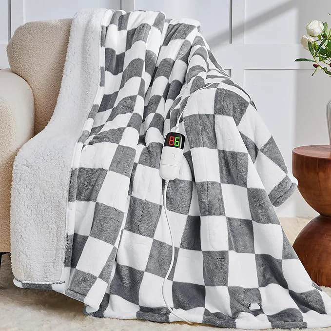 Healthy Heated Electric Blanket Twin Size 62X84 Heating Blanket Verified