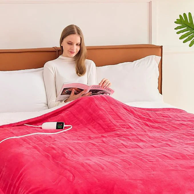 Casual BOMOVA Heated Electric Blanket Full Size Environmentally Friendly