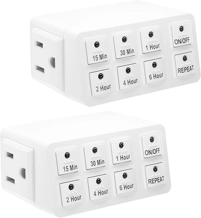 Exclusive BN-LINK 2 Pack Indoor Countdown Timer Elegant