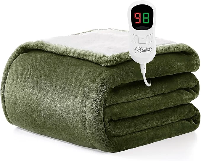 High-End Homemate Electric Heated Blanket Twin Size Long-Lasting