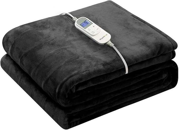 Secure Wapaneus Heated Blanket Electric Blanket 62 x 84 Twin Size Selected