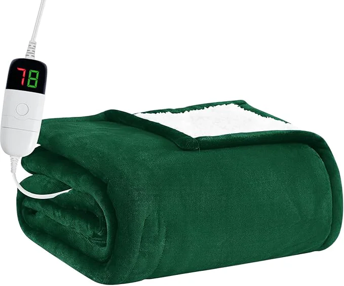 Sustainable BOMOVA Heated Electric Throw Blanket Fine Crafted