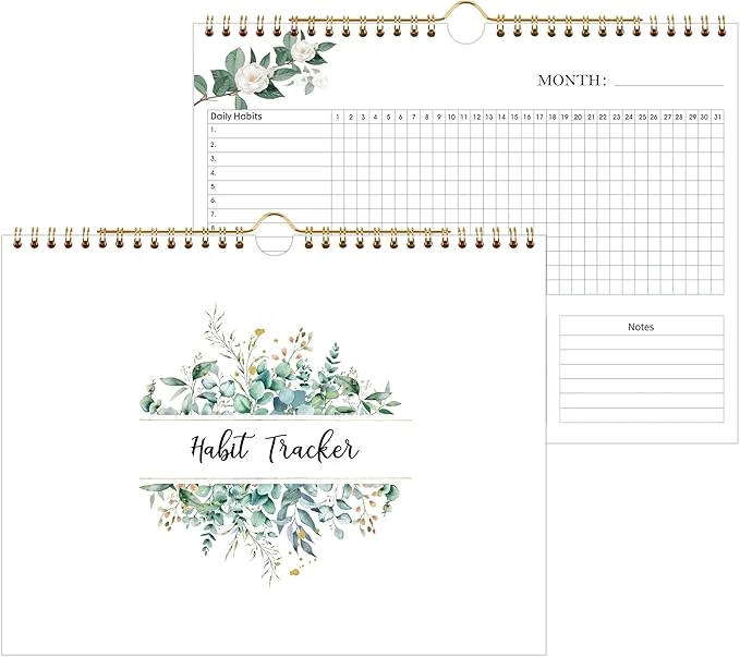 Green Habit Tracker Calendar Innovative