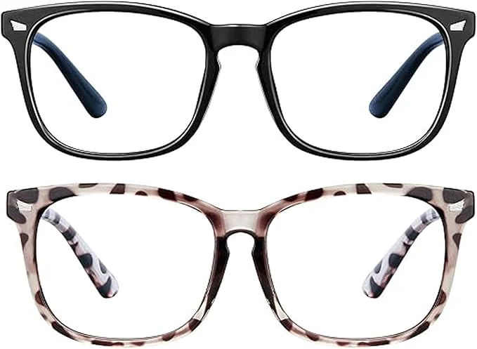 Convenient hunsquer Blue Light Glasses for Woman Men Computer Blue Light Glasses Reusable