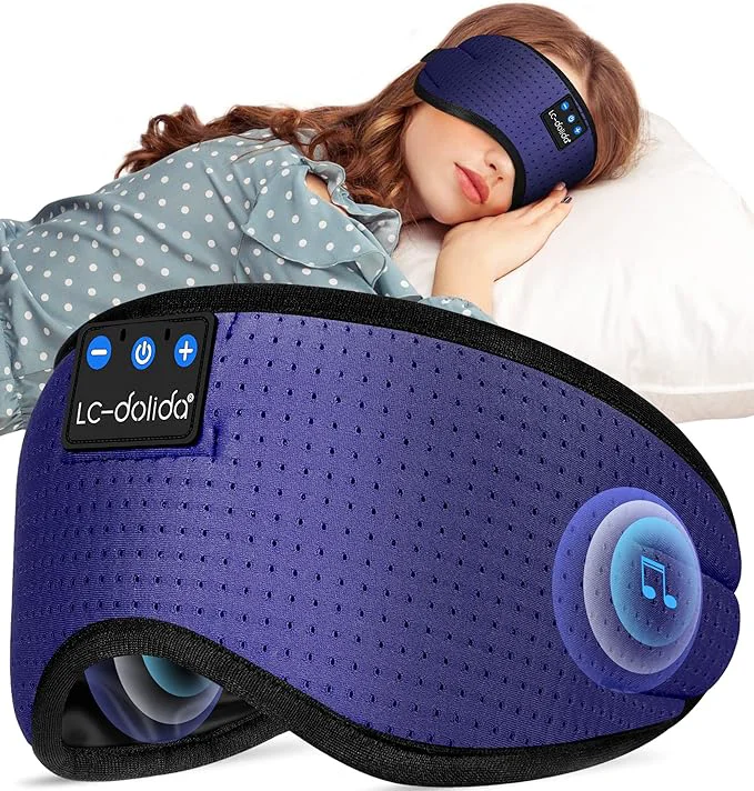 Fine Crafted LC-dolida Sleep Headphones Sleep Mask Bluetooth Wireless Music Eye Mask Quality